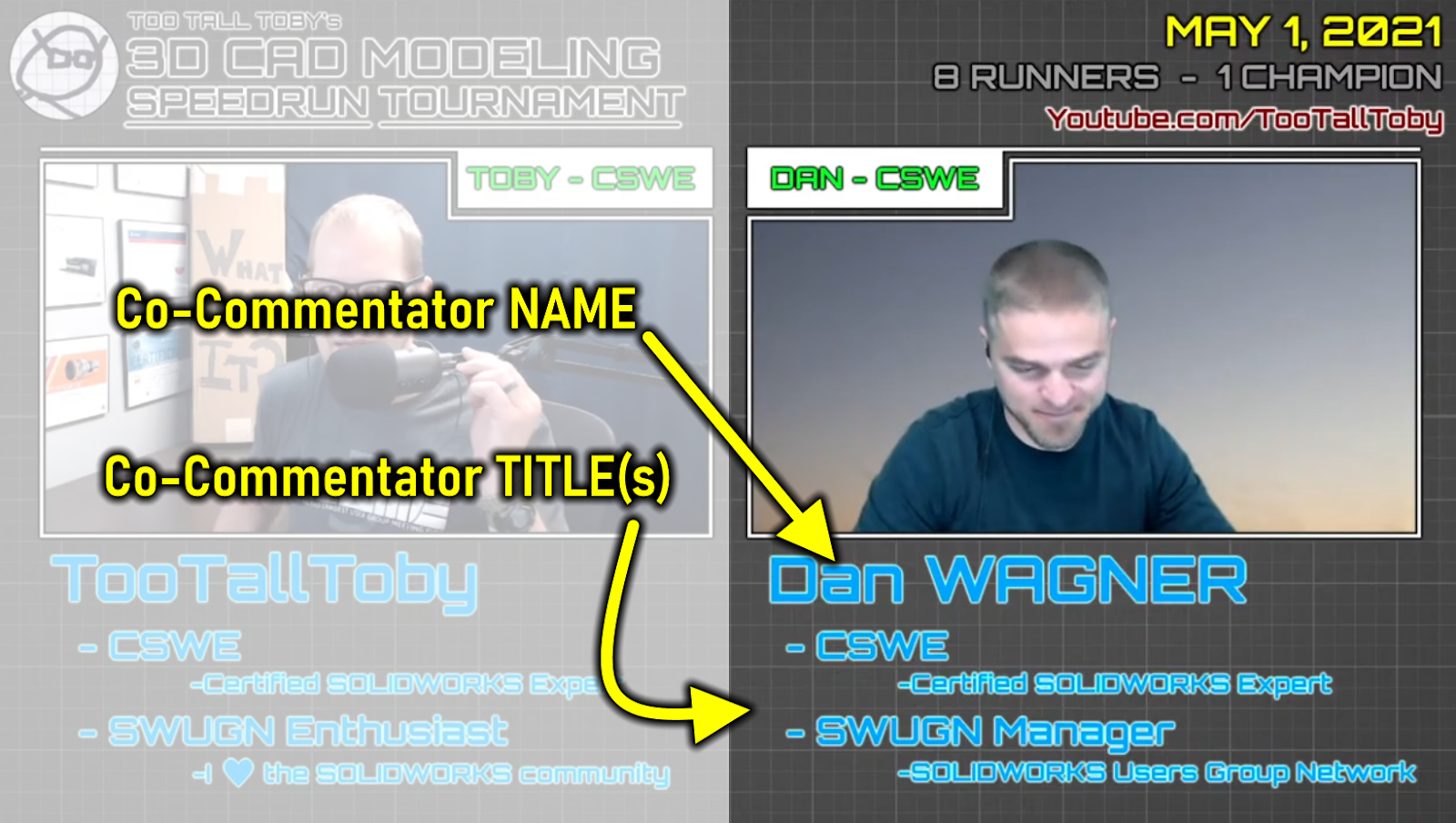 Co-Commentator Info - Example 1